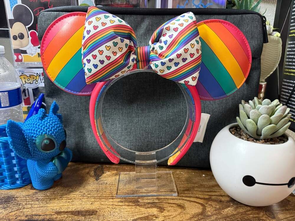 EUC Disney Pride Collection Ear Headband with Bow